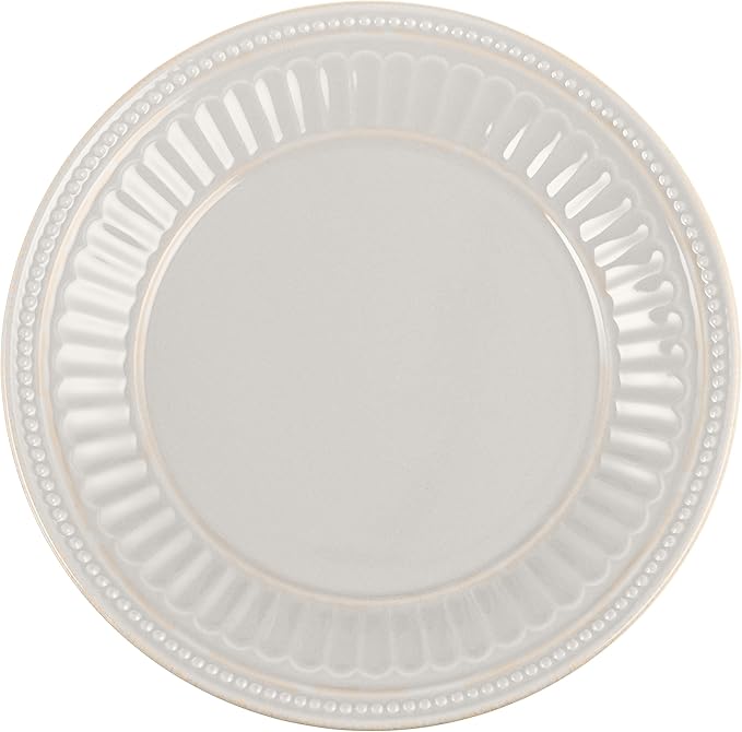 Lenox White French Perle Groove Dessert Plate 1.13 LB