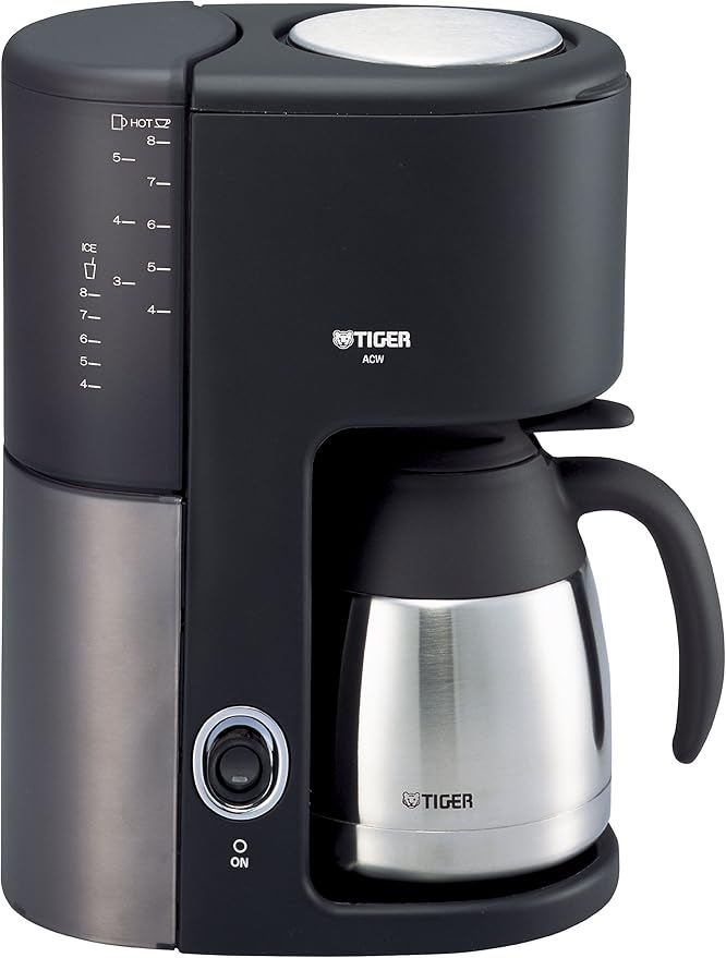 Tiger Coffee Maker Vacuum Stainless Steel Servers Type Cafe Black ACW – A080 – KQ