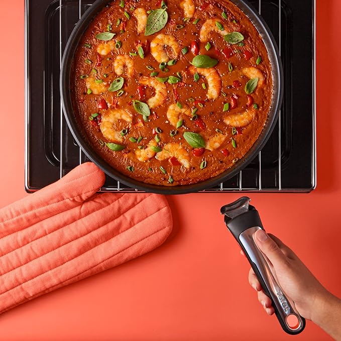 TEFAL Ingenio Set of 3 Saucepans 16/20 cm + Removable Handle Stackable Stainless Steel Induction Versatility Space Saving Preference L9739302 Silver