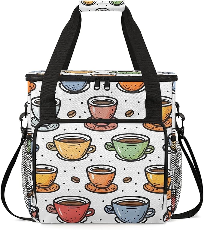 Travel Coffee Maker Carrying Bag Compatible with Keurig K-Mini or K-Mini Plus Single Serve Coffee Maker Portable Storage Bag with Shoulder Strap(Bag Only)