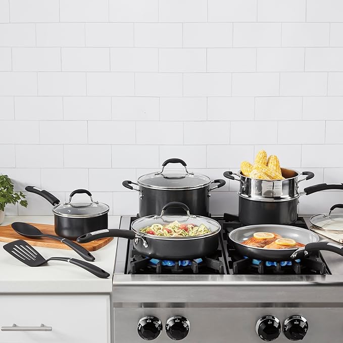 Cuisinart 12-Piece Classic Ceramic Nonstick Set 35C-12BK
