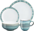 Denby Azure Coast Stoneware Dinner Set 16-Piece - Turquoise