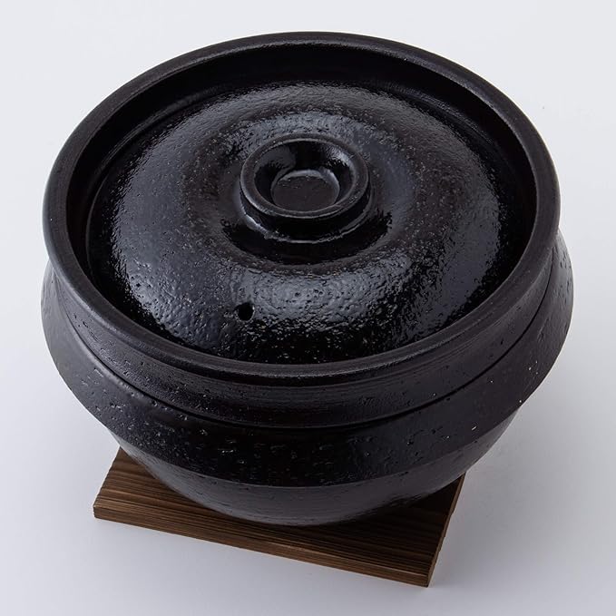 Haseen Pottery ANC-80 Haseen Pot Rice Pot Rice Pot Pot Pot 22.4 fl oz (1200 ml) Microwave Use Rice Pot Rice Pot Rice Pot Rice Pot Rice Pot Rice Pot Rice Pot Japanese