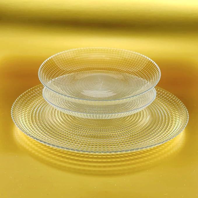 HELIOS Clear Glass Dinnerware