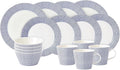 Pacific 16pce Dinnerware Set Blue Dots