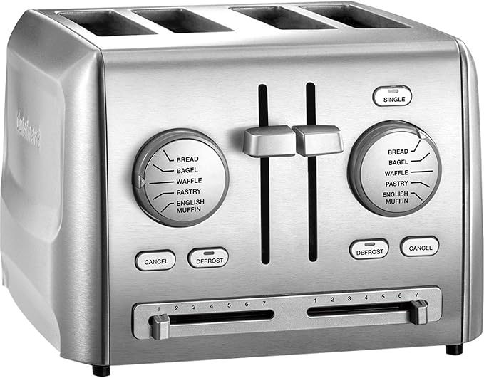 Cuisinart CPT-640P1 4-Slice Custom Select Toaster Stainless Steel