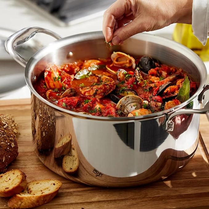 Arma Pro Tri-Ply Clad 18/10 Stainless Steel Cookware Set