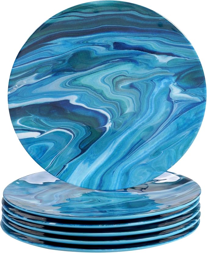 Fluidity 12 piece Melamine Dinnerware Set Service for 4
