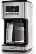 Calphalon Coffee Maker Programmable Coffee Machine with Glass Carafe 14 Cups Stainless Steel