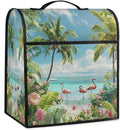 cfpolar Kitchen Aid Mixer Cover Compatible with 6-8 Quarts Summer Flamingo Flowers Stand Mixer Cover Kitchen Aid Mixers Accessories Appliance Organizer