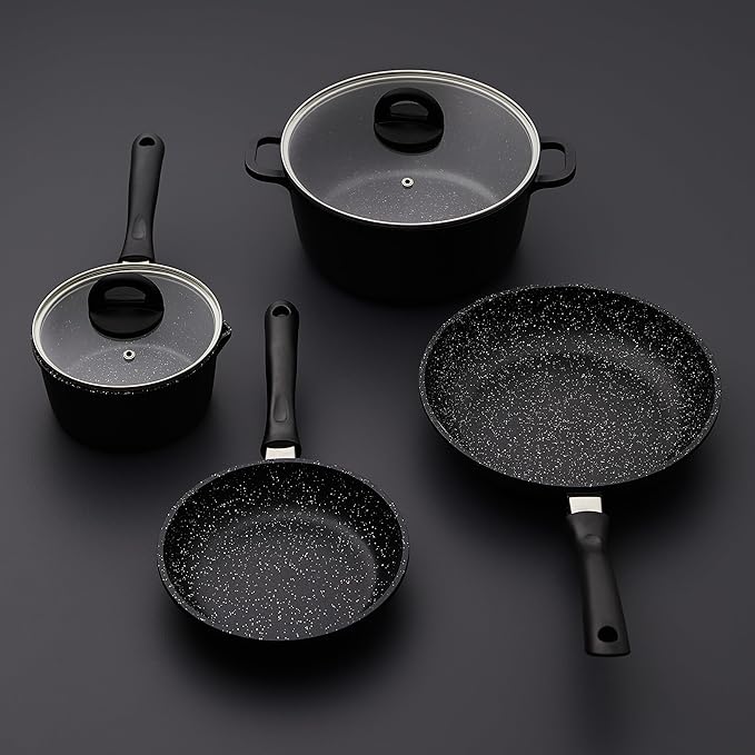 Cuisine::pro Stone Cookware Set Non-Stick Toxin-Free 6 Piece