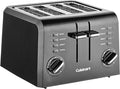 Cuisinart 4-Slice Compact Plastic Toaster Black CPT-142BKP1