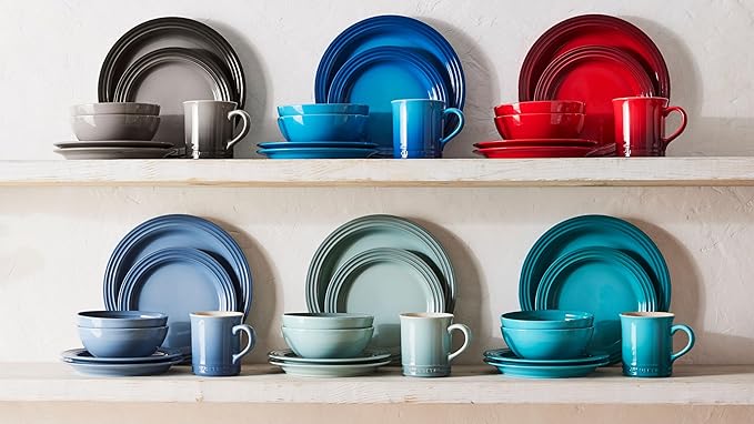 Le Creuset Stoneware Dinnerware Set 16 pc. Oyster