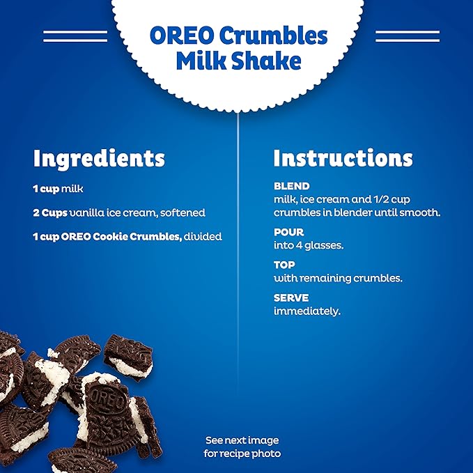 OREO Chocolate Sandwich Cookies Medium Cookie Pieces 12 - 16 oz Bags