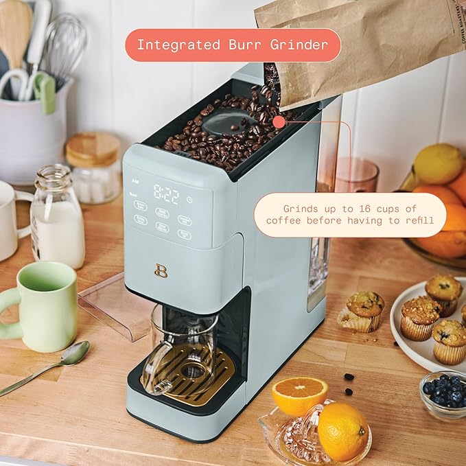 Single-Serve Coffee Maker with Built-in Burr Grinder | Programmable Grind &amp Brew Coffee Machine | 6 Cup Sizes 3 Strength Settings | 64 oz Reservoir &amp Exact-Xtract Technology