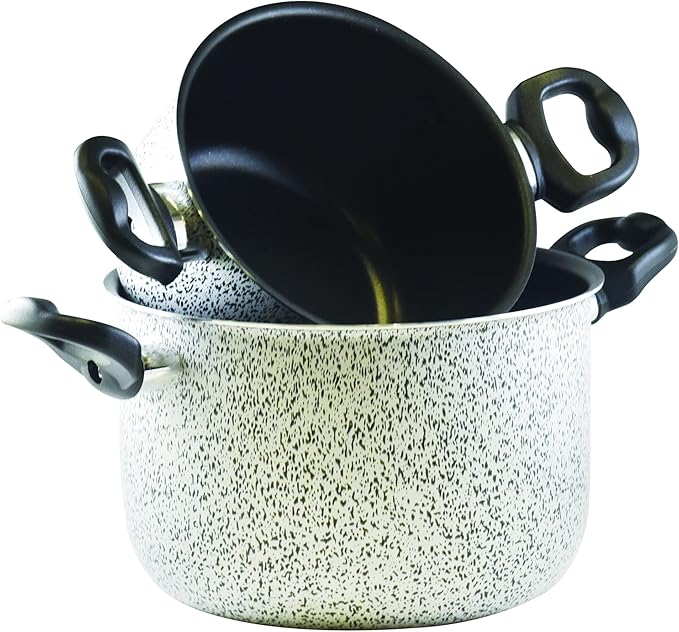 HOUSE COLLECTION Linea KOS Saucepans Set of 2 16/20 cm Grey Trudi Medium (HSC1876)