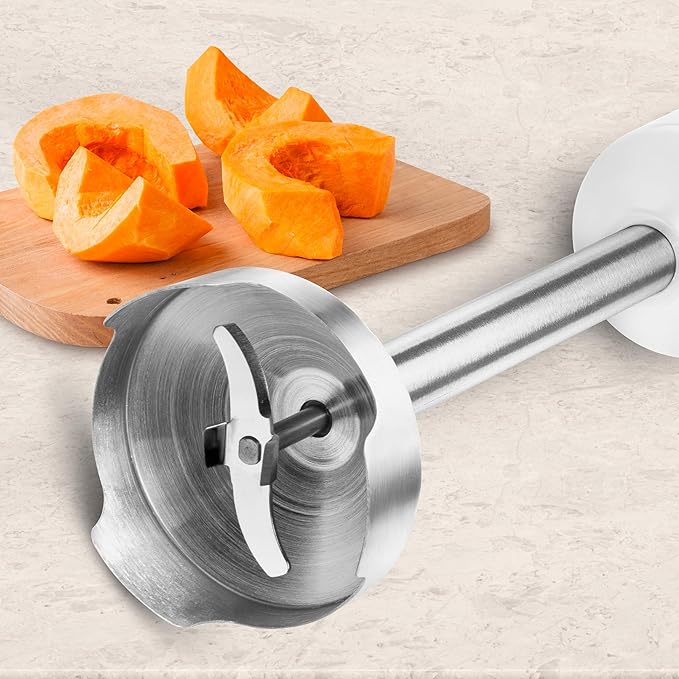 Ufesa Stellar TouchSpeed 1500W Hand Blender Digital Display Variable Touch Speed 4 High Efficiency Blades Ergonomic and Anti-splash Design Measuring Cup Included BPA Free
