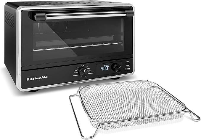 KitchenAid Digital Air Fry Countertop Oven KCO124BM Black Matte