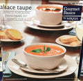 Mikasa Alsace Porcelain 20 Piece Dinnerware Set (Taupe)