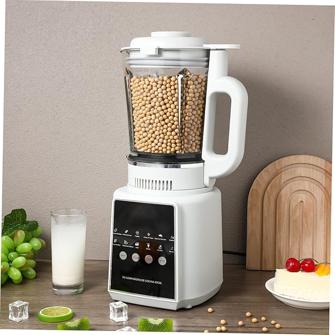 DECHOUS 110v High-speed Electric Blender with Touch Display Non-stick Jar Self-cleaning Function Low Noise Operation for Smoothies Juices and Food Processing