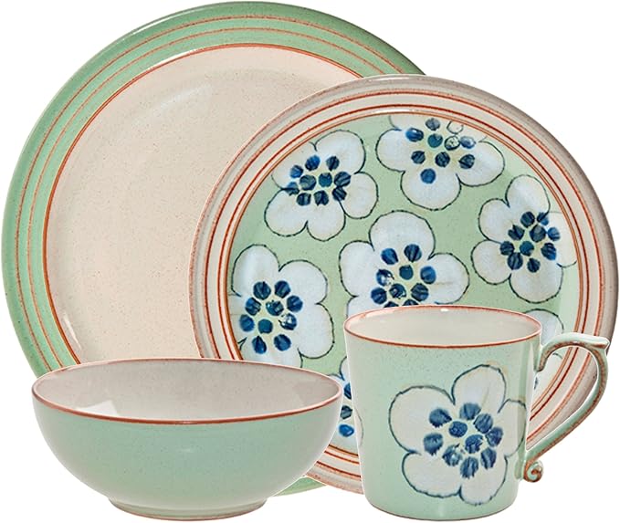Denby 16-Piece Heritage Orchard Dinner Set Set of 4