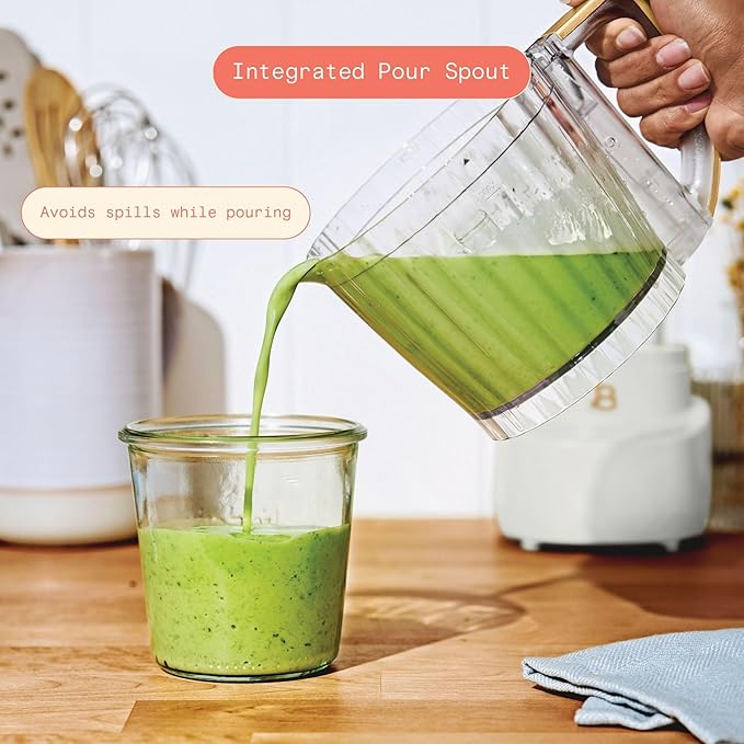Countertop Blender with 48 oz Multiple Speeds and Pulse Function for Smoothies Frozen Drinks &amp More