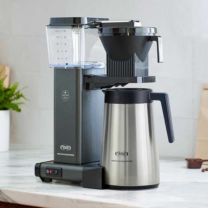 Technivorm Moccamaster 79317 KBGT thermal Carafe 10-Cup Coffee Maker 40 Ounce Stone Grey 1.25l