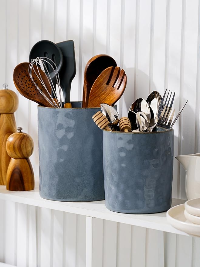 Dinnerware Sets for 4 and 7.2+5.8 Ceramic Kitchen Utensil Holder