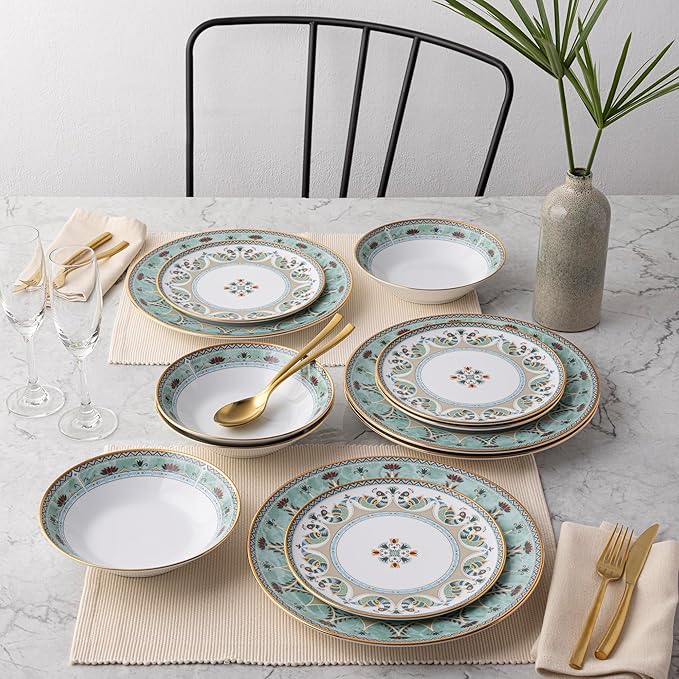 Noritake Serene Garden 12-Piece Dinnerware Set Service for 4