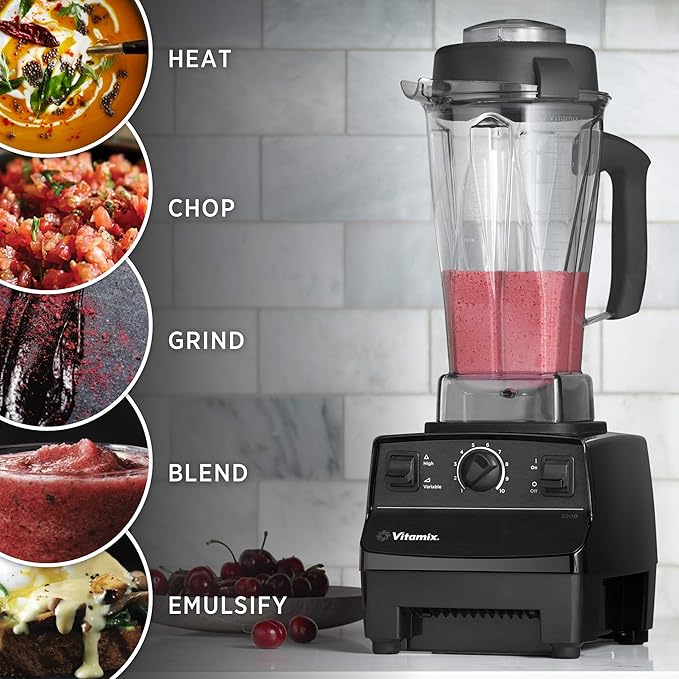 Vitamix Standard Blender Professional-Grade 64oz. Container Platinum (Renewed)