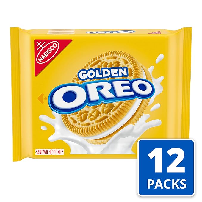 OREO Golden Sandwich Cookies 12 - 13.29 oz Packs