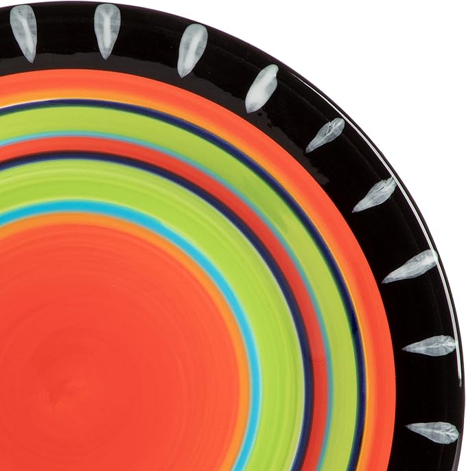 Gibson Elite Feliz Mesa 16-Piece Hand Painted Dinnerware Set Service for 4 (16pc)