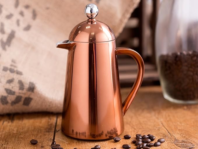 La Cafetière Thermique Insulated 8-Cup Cafetière French Press Coffee Maker Steel – 1 L (1¾ pints)