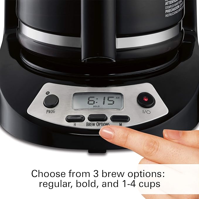 Hamilton Beach 46299 Programmable Coffee Maker Black (Renewed)