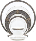 Lenox Vintage Jewel 5 Piece Boxed Set White Dinnerware