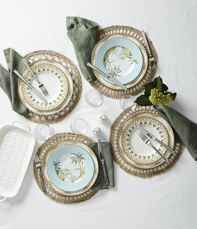 Lenox 897265 British Colonial Tradewind Accent Plates Set of 4