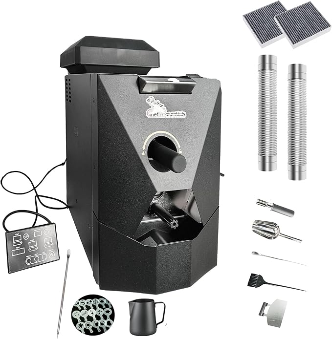 5% Discount For Electric Coffee Roaster Machine And 20 oz Milk tainless Steel Frothing PitcherJug Frother CupWith Coffee Decoration Stencils Mold Tool