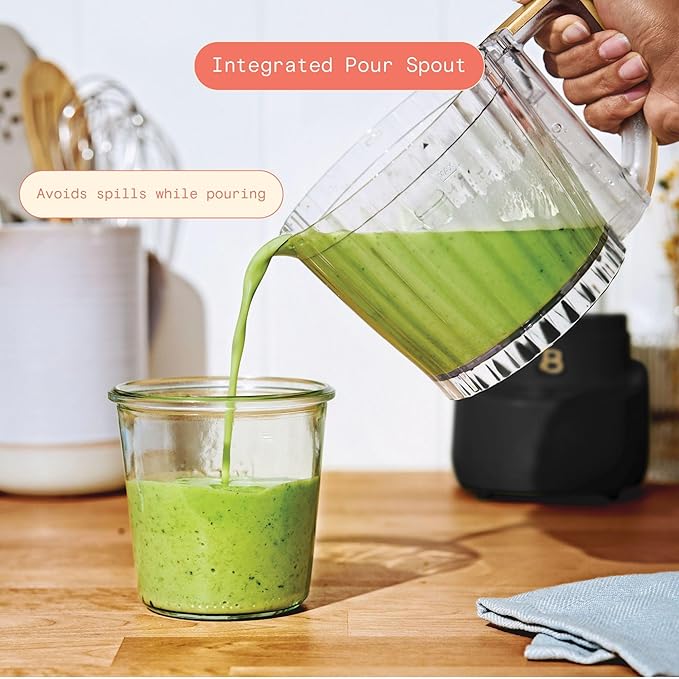 Countertop Blender with 48 oz Multiple Speeds and Pulse Function for Smoothies Frozen Drinks &amp More