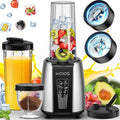 KOIOS Smoothie Blender Max 1000w Personal Blender for Shakes and Smoothies 12Pcs Coffee Grinder and Countertop Blenders Combo for Kitchen Portable Smoothie Blenders with 2x22 oz To-Go Cups Non-BPA