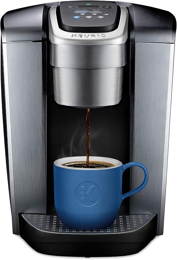 Keurig K-Elite Coffee Maker Single Serve K-Cup Pod Coffee Brewer With Iced Coffee Capability &amp 3-Month Brewer Maintenance Kit Includes Descaling Solution Water Filter Cartridges &amp Rinse Pod