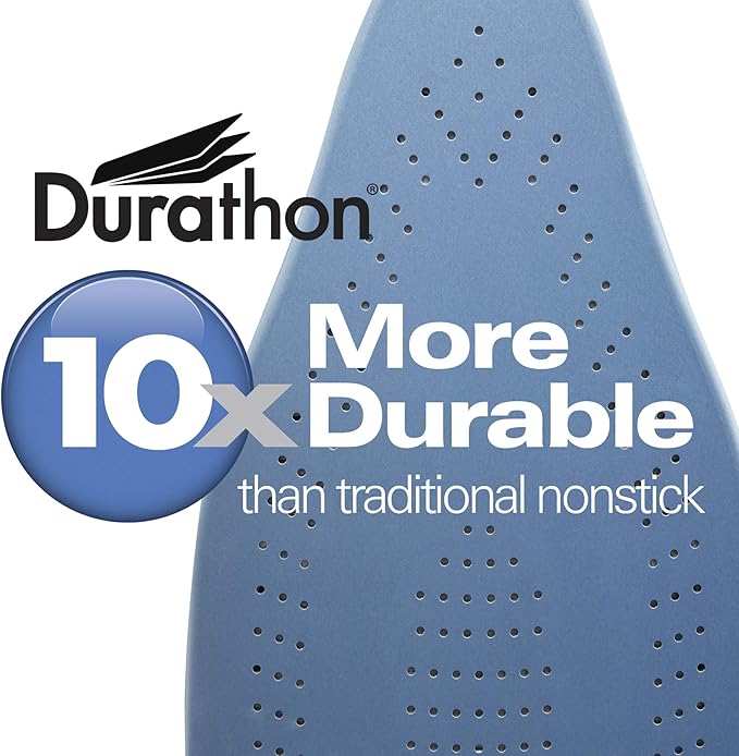 Hamilton Beach 700W 12-Function Wave Action Blender and 1800W Steam Iron with Durathon Soleplate and Retractable Cord