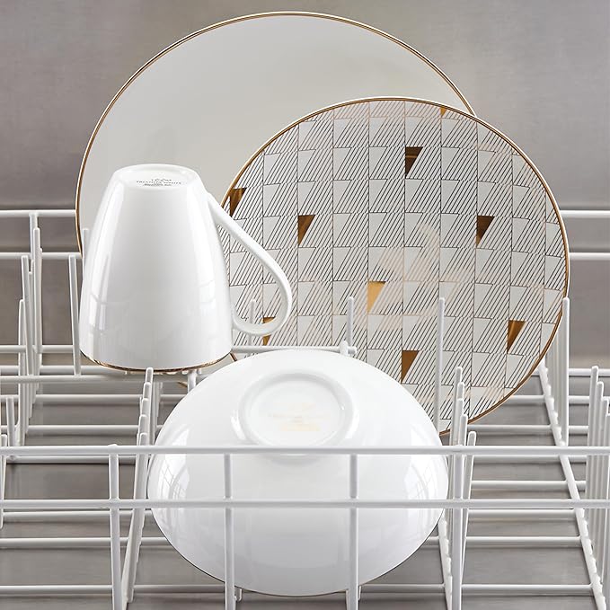 Lenox White Trianna 12-Piece Dinnerware Set 16.20 LB