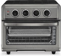 Cuisinart Air Fryer Toaster Oven with Grill 1800W 8-1 Air Fryer Oven with Bake Convection Bake Grill Broil and Warm Options Large Capacity 60-Minute Timer TOA-70BKS Black SS