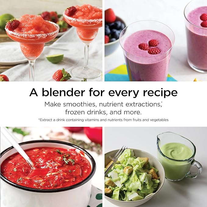 Ninja BL660 Professional Compact Smoothie &amp Food Processing Blender 1100-Watts 3 Functions -for Frozen Drinks Smoothies Sauces &amp More 72-oz.* Pitcher (2) 16-oz. To-Go Cups &amp Spout L