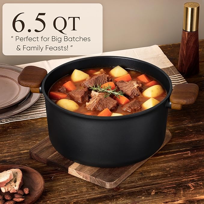 CAROTE 33pcs Pots and Pans Non Stick Cookware Sets Detachable Handle Induction Kitchen Pots and PansNonStick Cooking Set Oven/Dishwasher/Fridge Safe Space Saving