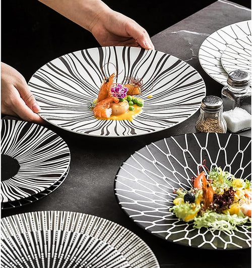 12-piece dishes set for 6 bone china dinnerware set dinnerware sets porcelain dinnerware set dishwasher safe banquet family gathering hotel wedding Gift for mom Gift for Mother's Day (set for 6)