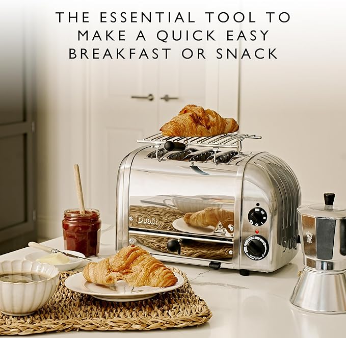 Dualit Classic Warming Rack for Dualit Classic Toasters | 1 x Warming Rack To Warm Items over a Dualit Toaster | Toaster Warming Rack | Ideal Toaster Accessory