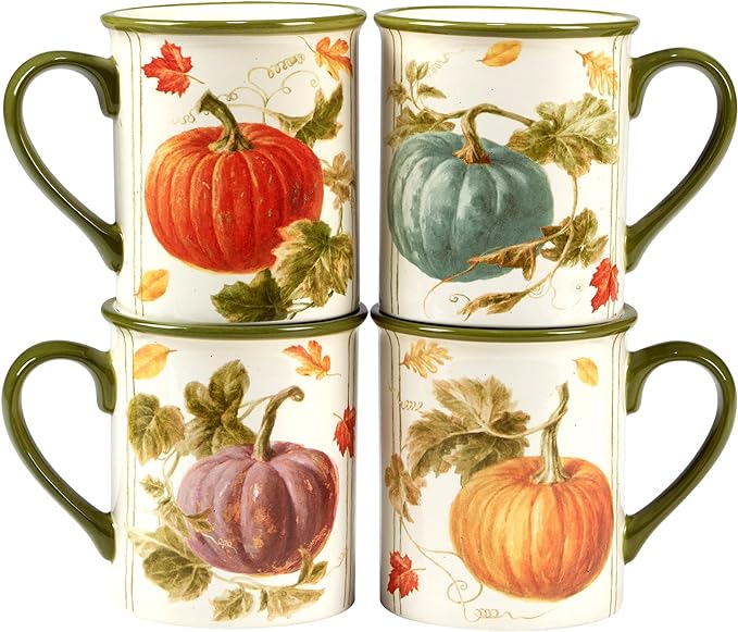 Certified International Harvest Autumn Havest 16 Pc Dinnerware Set Service for 4 Multicolor