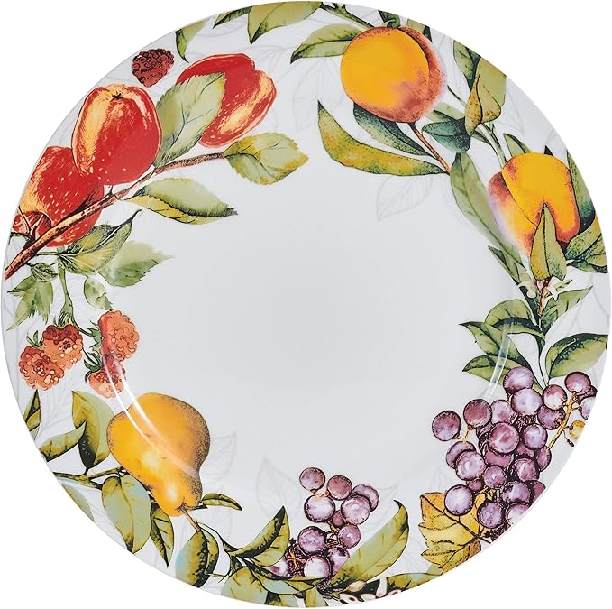 Mikasa Orchard Bone China Lightweight Chip Resistant 12 Piece Dinnerware Set Service for 4