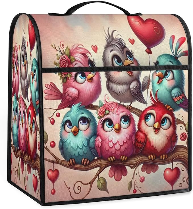 cfpolar Kitchen Aid Mixer Cover Compatible with 6-8 Quarts Animals Cute Owl Stand Mixer Cover Kitchen Aid Mixers Accessories Appliance Organizer Bag Dust Covers with Zipper Pocket